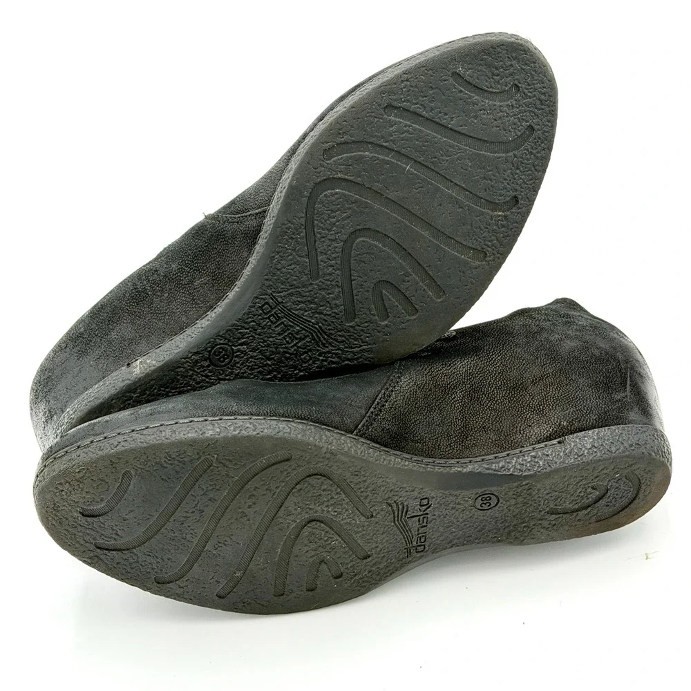 Dansko black pebbled